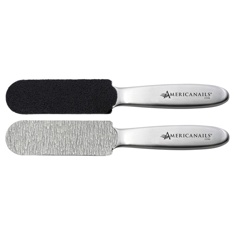 AMERICANAILS .COM Americanails Stainless Steel Pedicure File Kit with EasyPeel Abrasive Strips - Image 3